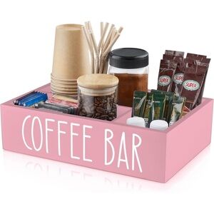 Coffee bar box decor